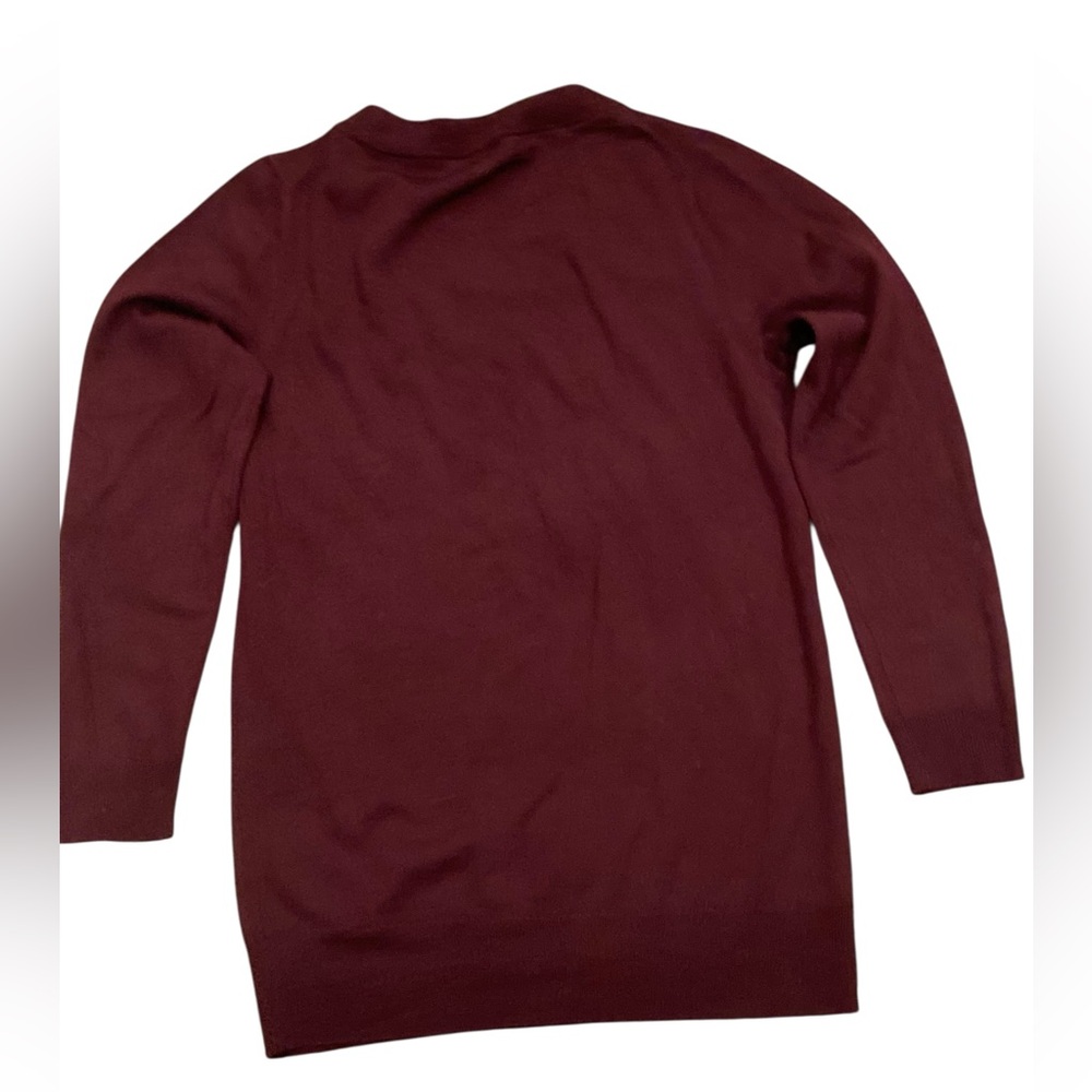 2 J. Crew Womens 100% Merino Wool Pull Over Round Neck XS Shirts 1 Blk 1 Maroon - Picture 3 of 16